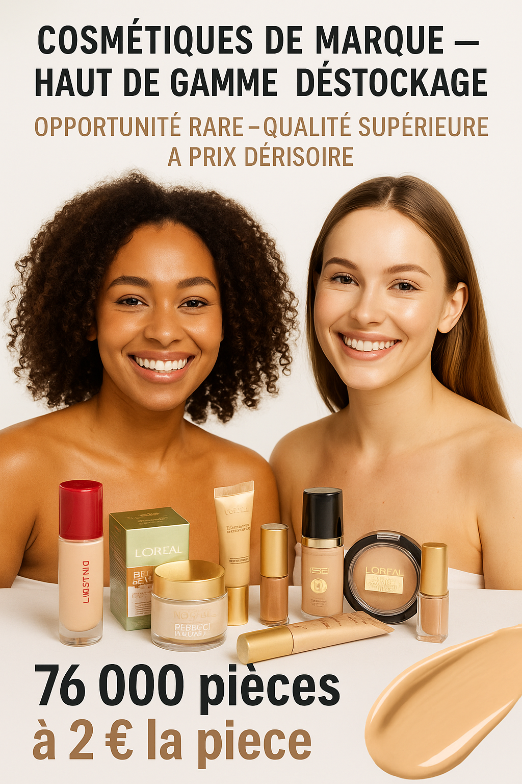 Prévisualisation Listing Cosmétiques